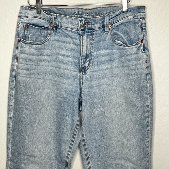American Eagle Stretch 90's Light Bootcut Jeans Size 16 Long #74 - Picture 2 of 8